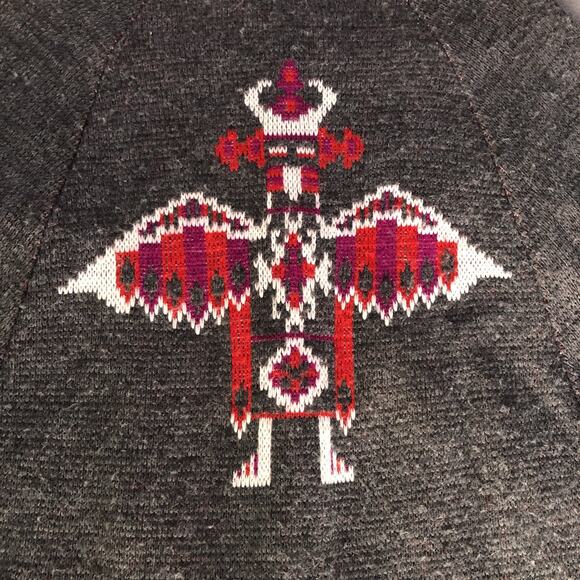 VTG 70s Sturbridge by Roosevelt Knit Cape Poncho Womens Size M/L Aztec Kachina - Picture 11 of 13